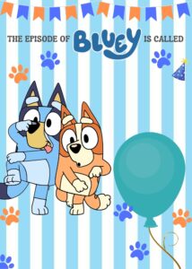 FREE Editable Canva - 10+ Festive Bluey Birthday Invitation Templates