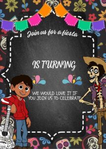 FREE Editable Canva - 7+ Celebrating Coco Birthday Invitation Templates