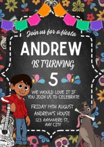 FREE Editable Canva - 7+ Celebrating Coco Birthday Invitation Templates