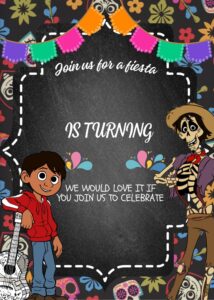 FREE Editable Canva - 7+ Celebrating Coco Birthday Invitation Templates