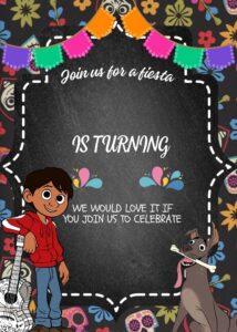 FREE Editable Canva - 7+ Celebrating Coco Birthday Invitation Templates