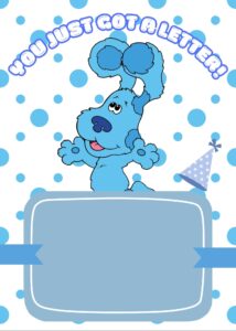 FREE Editable Canva - 9+ Wonderful Blues Clues Birthday Invitation Templates