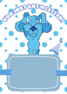 FREE Editable Canva - 9+ Wonderful Blues Clues Birthday Invitation Templates