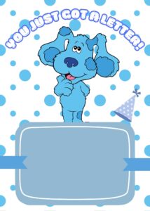 FREE Editable Canva - 9+ Wonderful Blues Clues Birthday Invitation Templates