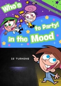 FREE Editable PDF - 8+ Magical Fairy Odd Parent Birthday Invitation Templates