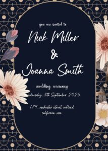 (FREE Editable PDF ) Elegant Cotton For Wedding Invitation Templates