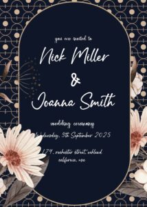 (FREE Editable PDF ) Elegant Cotton For Wedding Invitation Templates