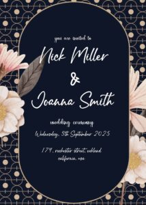 (FREE Editable PDF ) Elegant Cotton For Wedding Invitation Templates