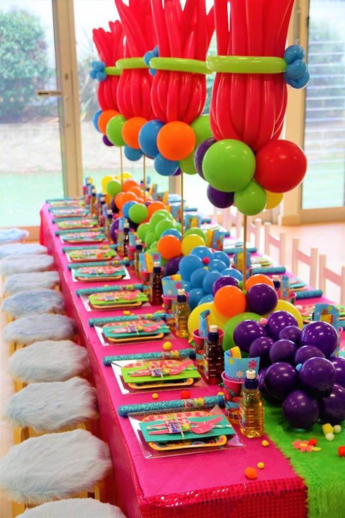 Trolls Birthday Party Planner