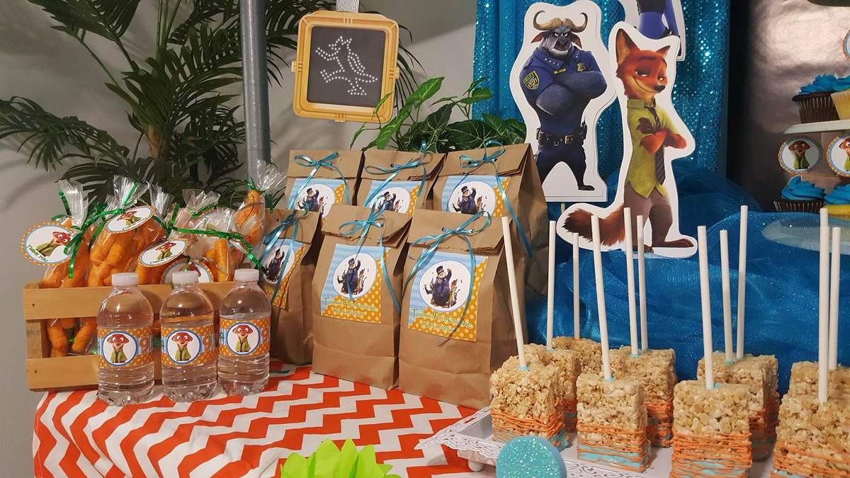 Zootopia Birthday Party Planner